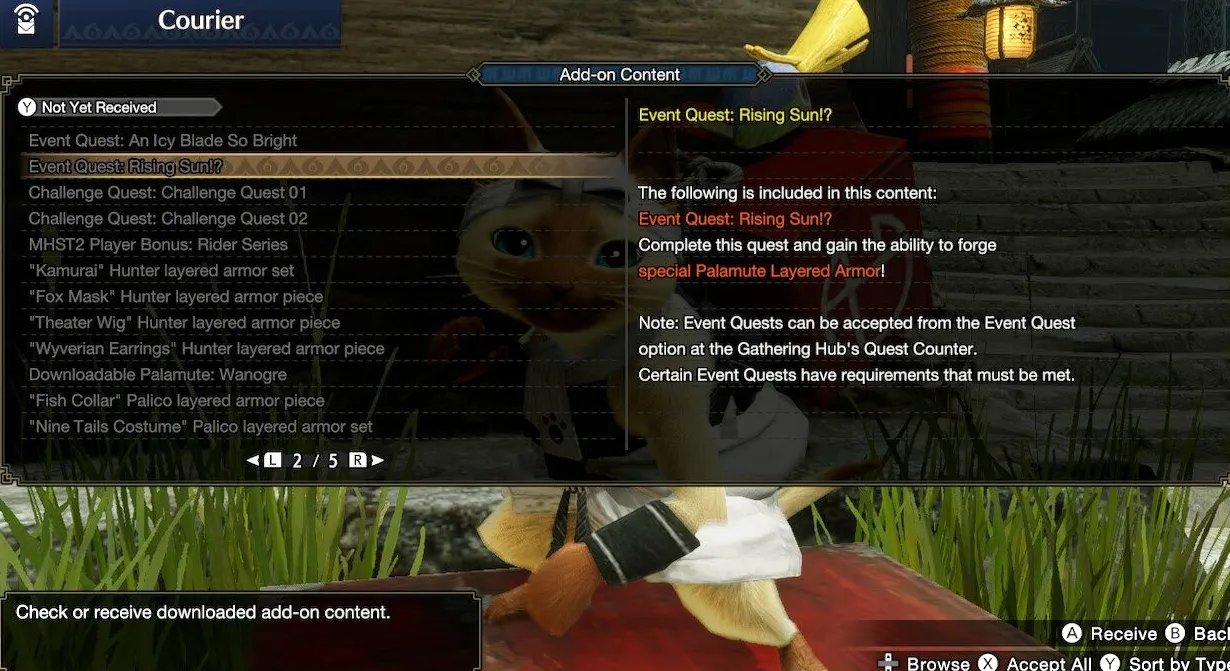 Primero debes descargar Okami Event Quest de Senri the Mailman