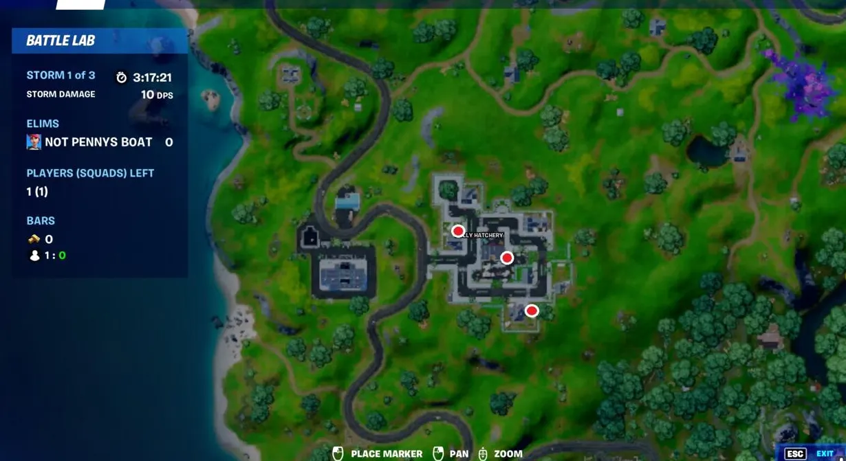 Ubicaciones del bioescáner Fortnite
