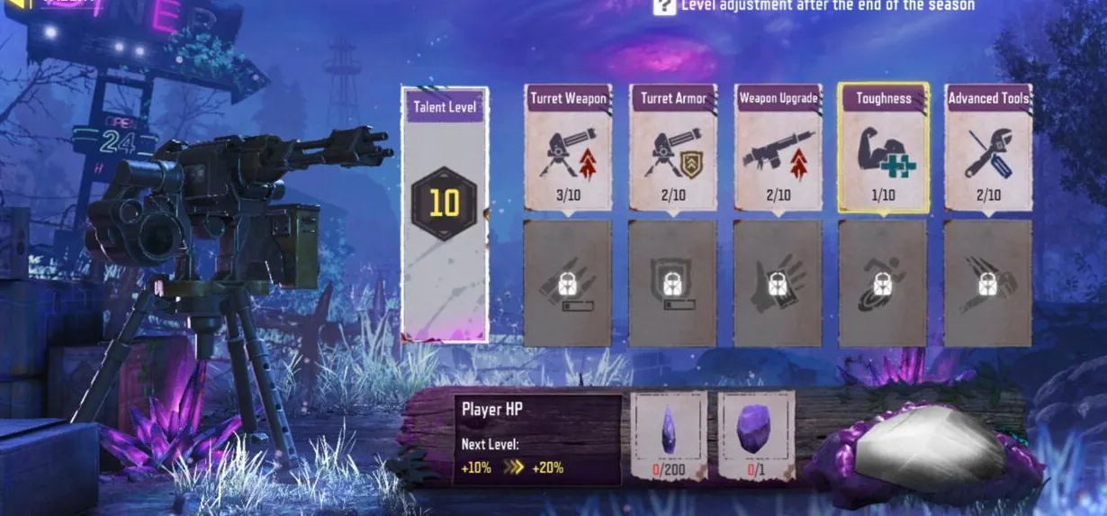 Mejoras de talentos de Undead Siege