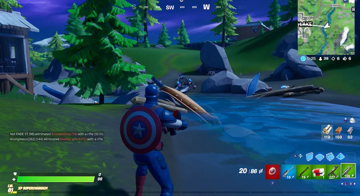 Ubicación de descanso rápido de la temporada 3 de Fortnite