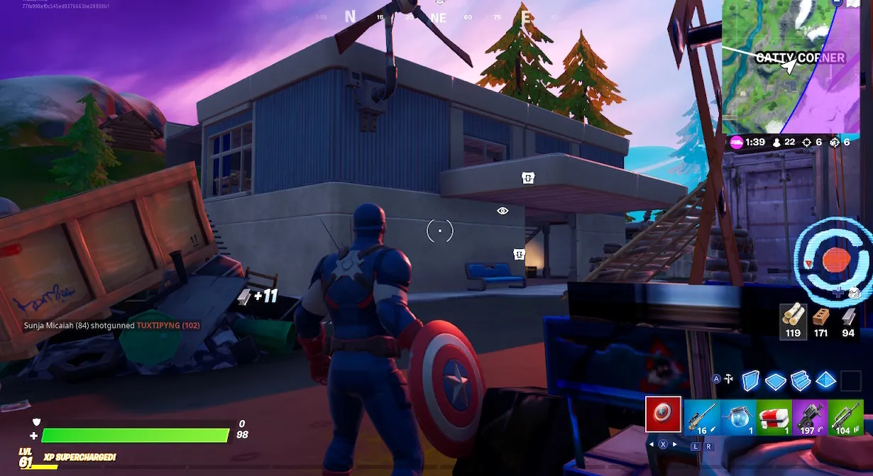 Ubicación del rincón malicioso de la temporada 3 de Fortnite