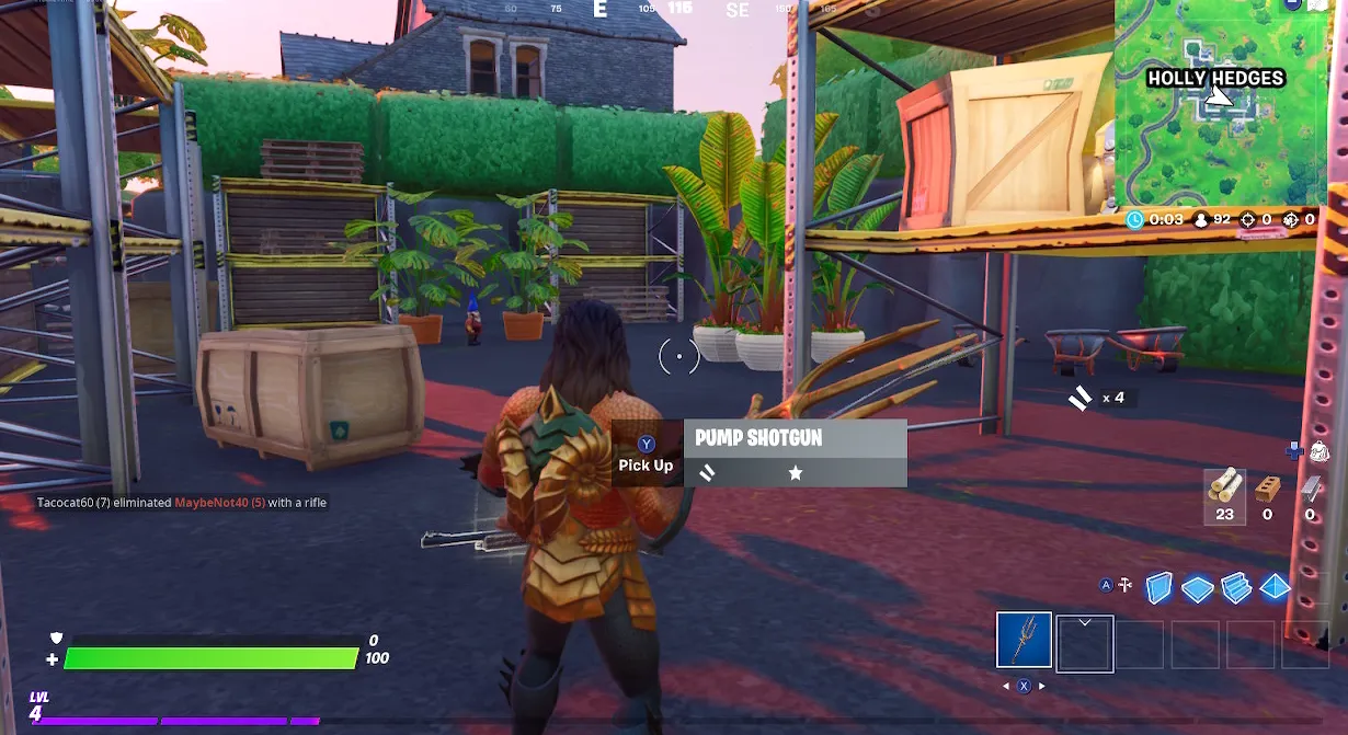 Ubicación de Baby Groot de la temporada 4 de Fortnite