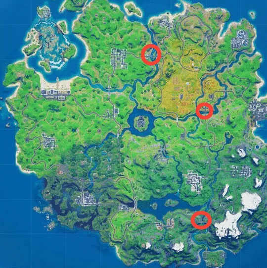 Puentes de acero de la temporada 4 de Fortnite