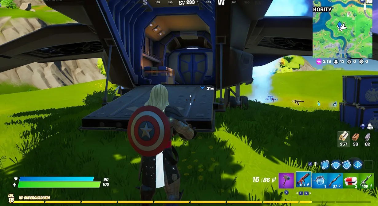 Cofre Quinjet Fortnite