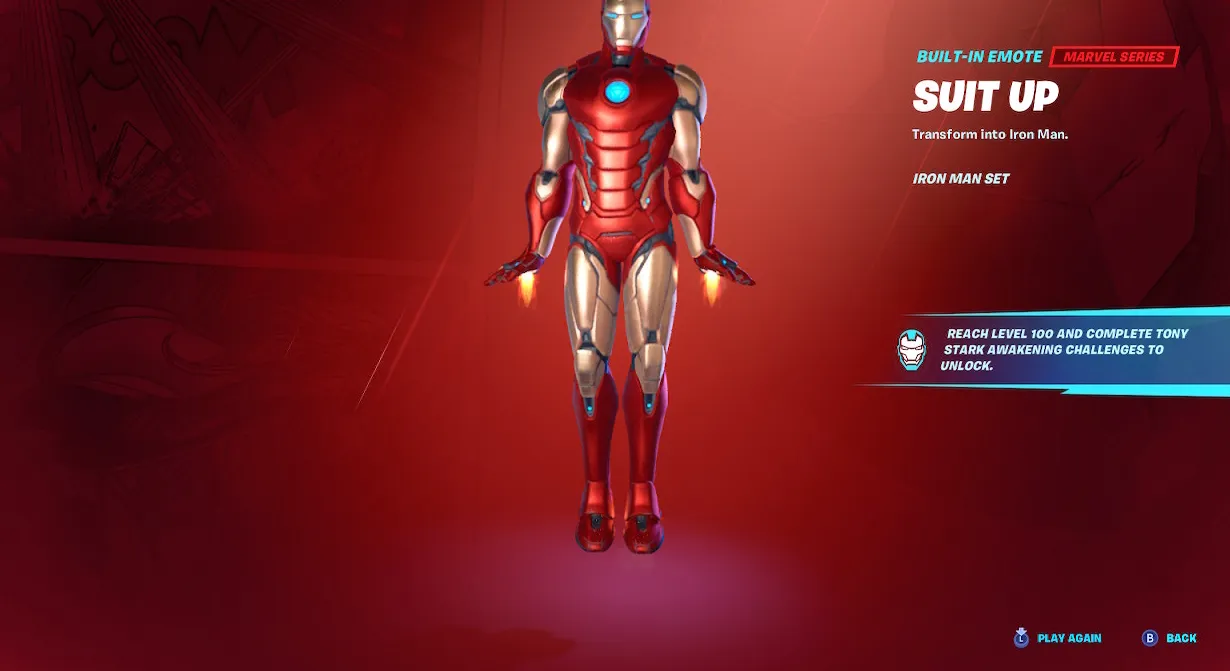 Desafíos del despertar de Iron Man en Fortnite