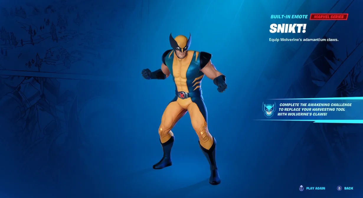Piel de Lobezno de la temporada 4 de Fortnite