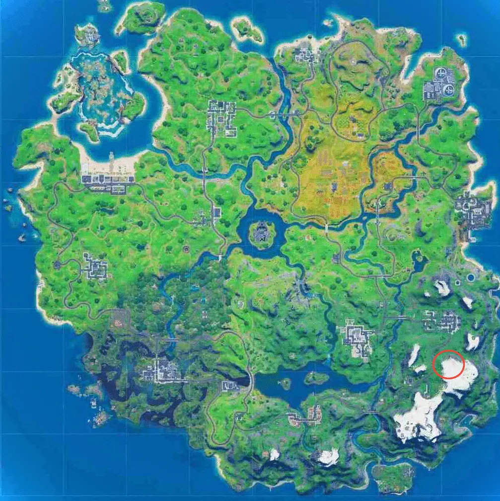 Fortnite Semana 4 La ubicación del coleccionista