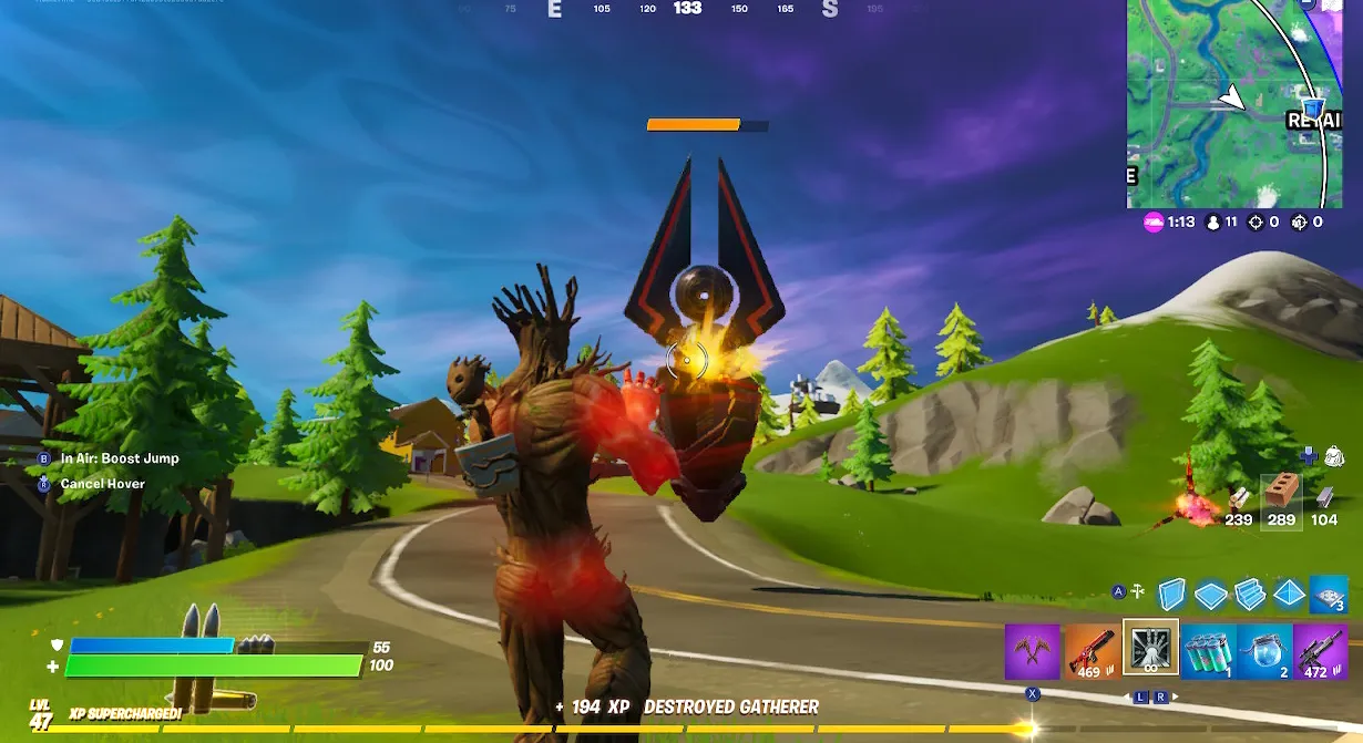 Gorger de la temporada 4 de Fortnite