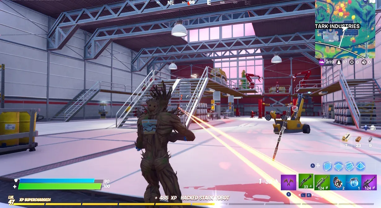 Hangar de robots Stark
