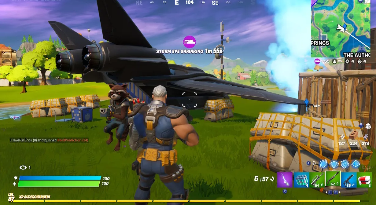 Ubicación del robot Stark de la semana 5 de Fortnite