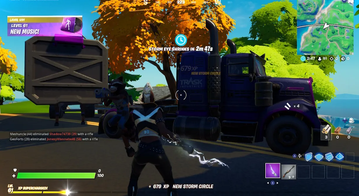 Camión de transporte de basura Fortnite