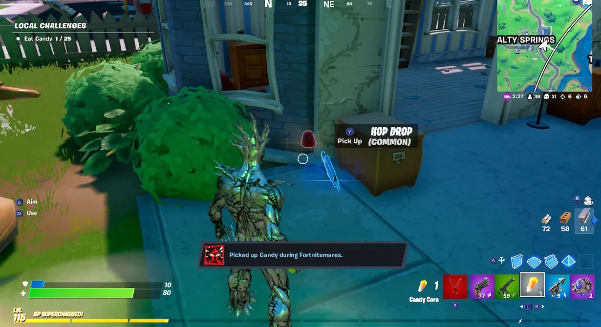 Ubicación de los dulces de Fortnite
