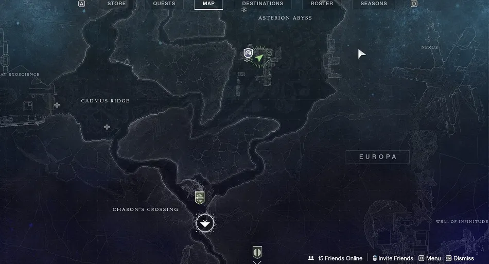 Tendrás que subir por encima de la entrada de Concealed Void, desde el exterior hacia el este, para encontrar este fragmento.