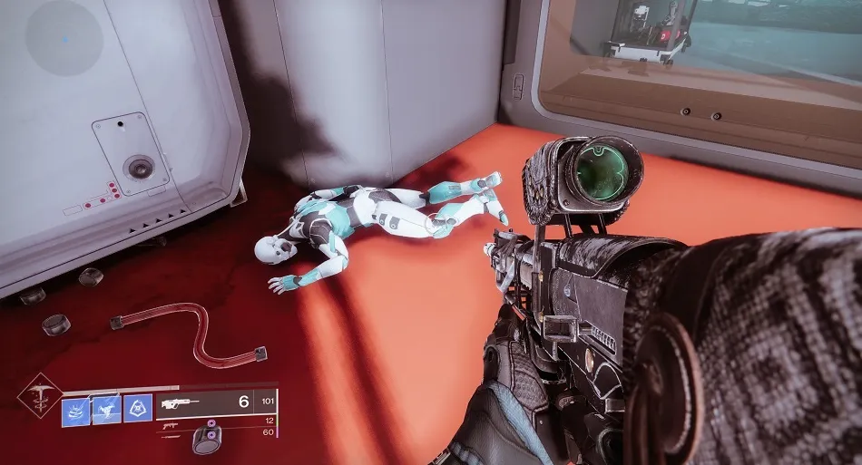 Revisa la esquina de la sala del jefe para encontrar tu objetivo.