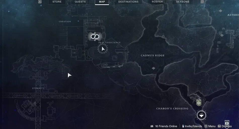 No necesitarás ir muy lejos en Braytech Exoscience para encontrar este exo muerto.