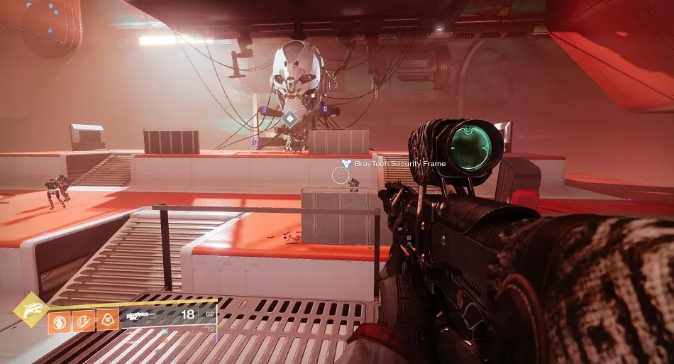 Regresa al Giant Exo Head para volver a forjar la espada.