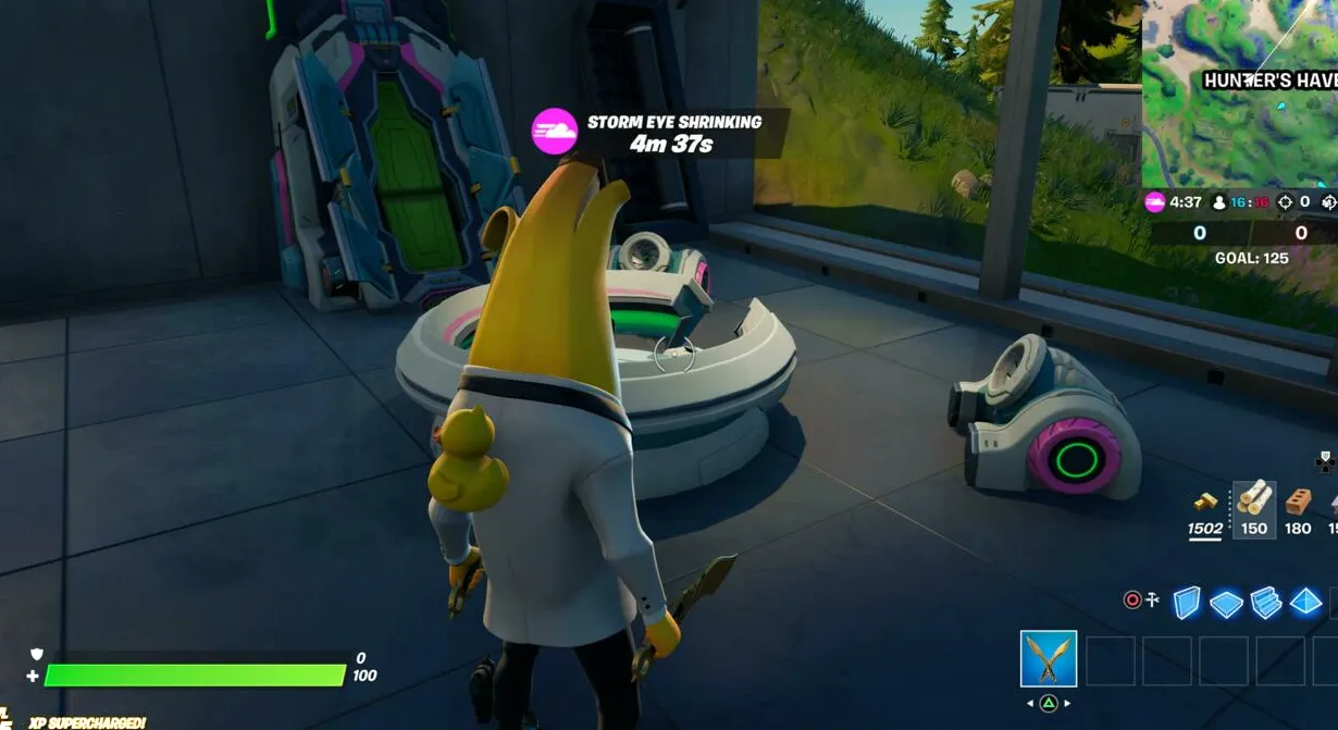 Ubicación de piezas de automóvil Fortnite 1 y 2