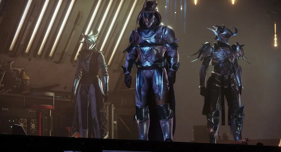Los conjuntos de armaduras Dawning 2020 para cazadores, titanes y brujos.