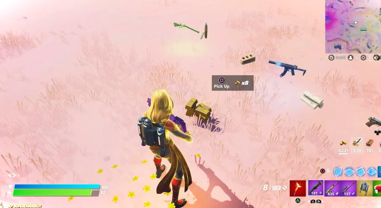 Lingotes de oro de Fortnite.