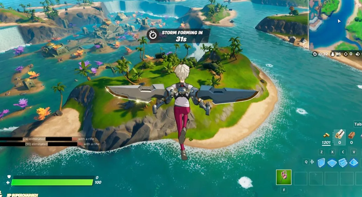 El avión estrellado de Fortnite y su caja negra se pueden encontrar cerca del Castillo de Coral.