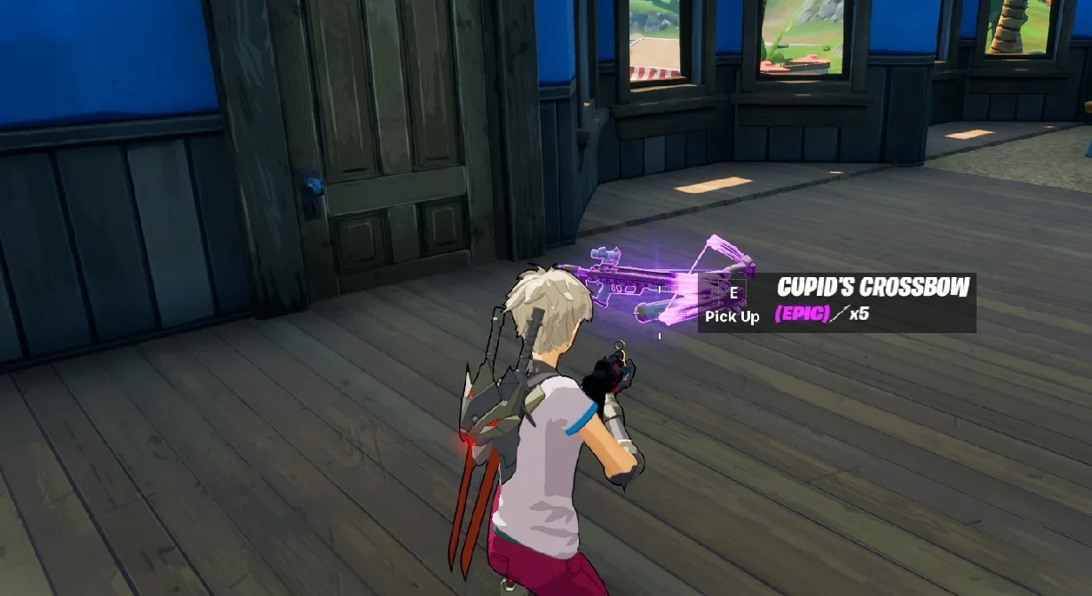La ballesta de Cupido aparecerá como botín normal en Fortnite.