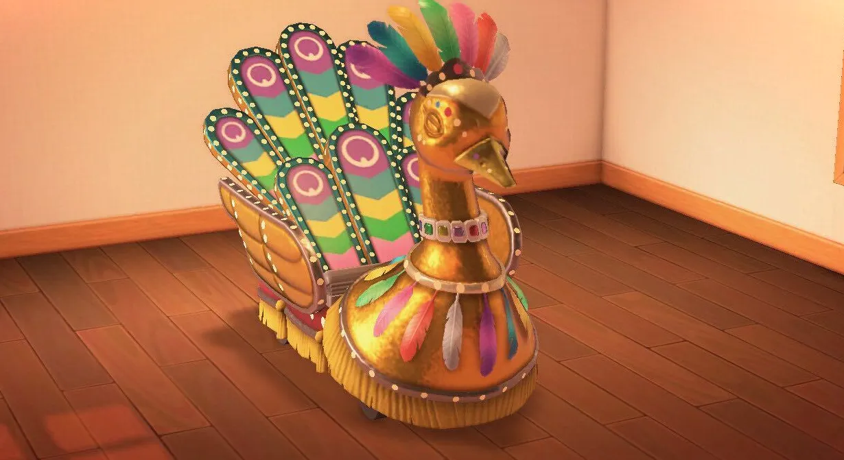 La carroza Festivale en Animal Crossing: New Horizons.