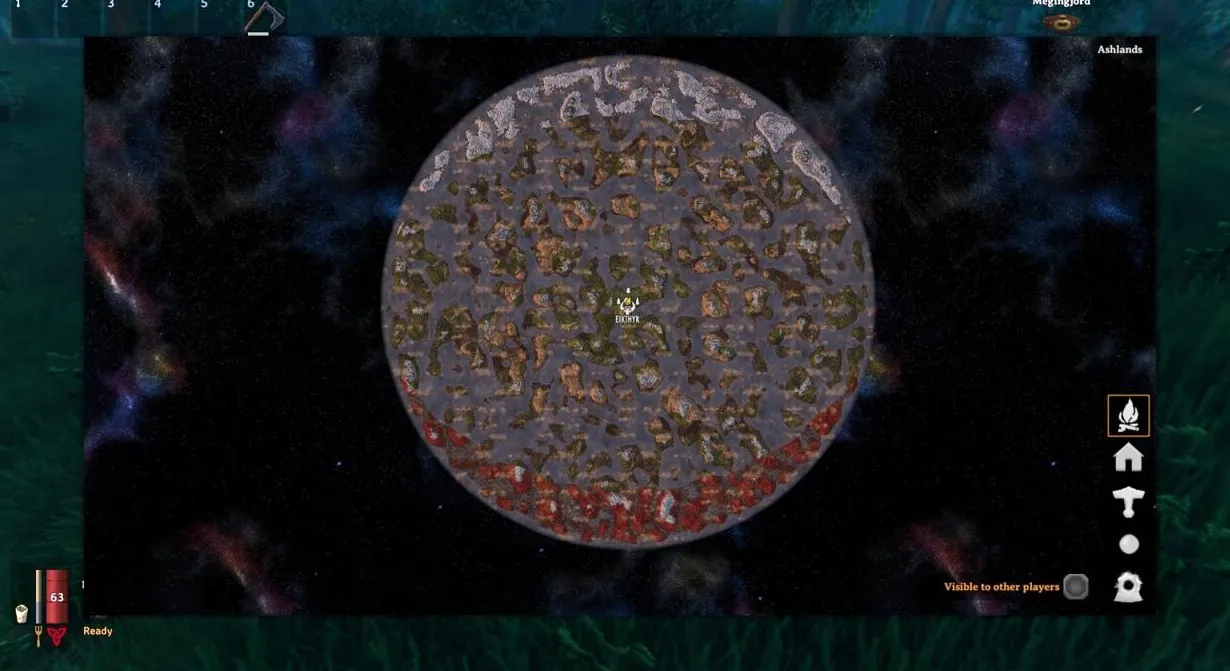 Consulta el mapa de tu semilla en línea con los generadores de mapas de Valheim o usando los comandos de la consola para revelar el mapa en el juego.