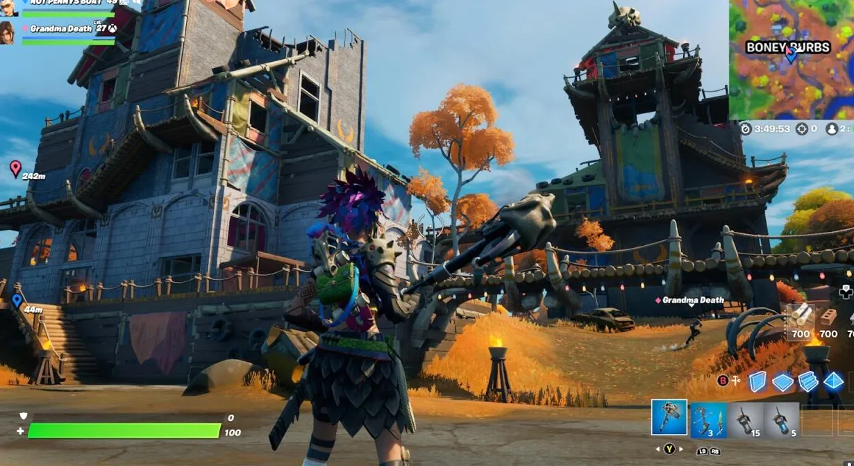 Una nueva ubicación en Fortnite, Boney Burbs.