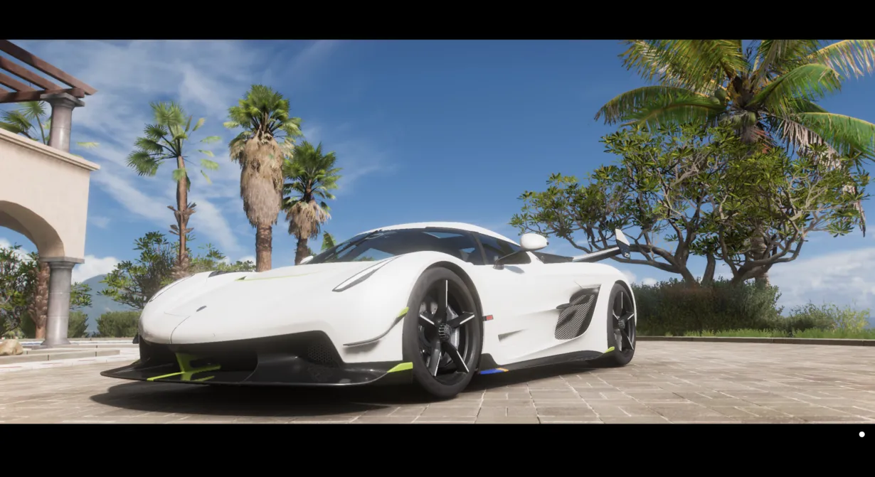 Estadísticamente, el Jesko es el mejor auto del juego si te quedas en la carretera.