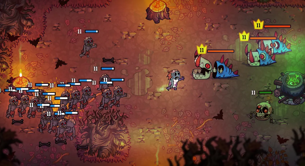La forma Zombie te permite convertir a los enemigos derrotados en una horda de zombies.
