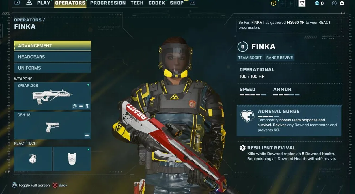 Finka es un gran personaje sanador que te ayudará en tus misiones más difíciles.