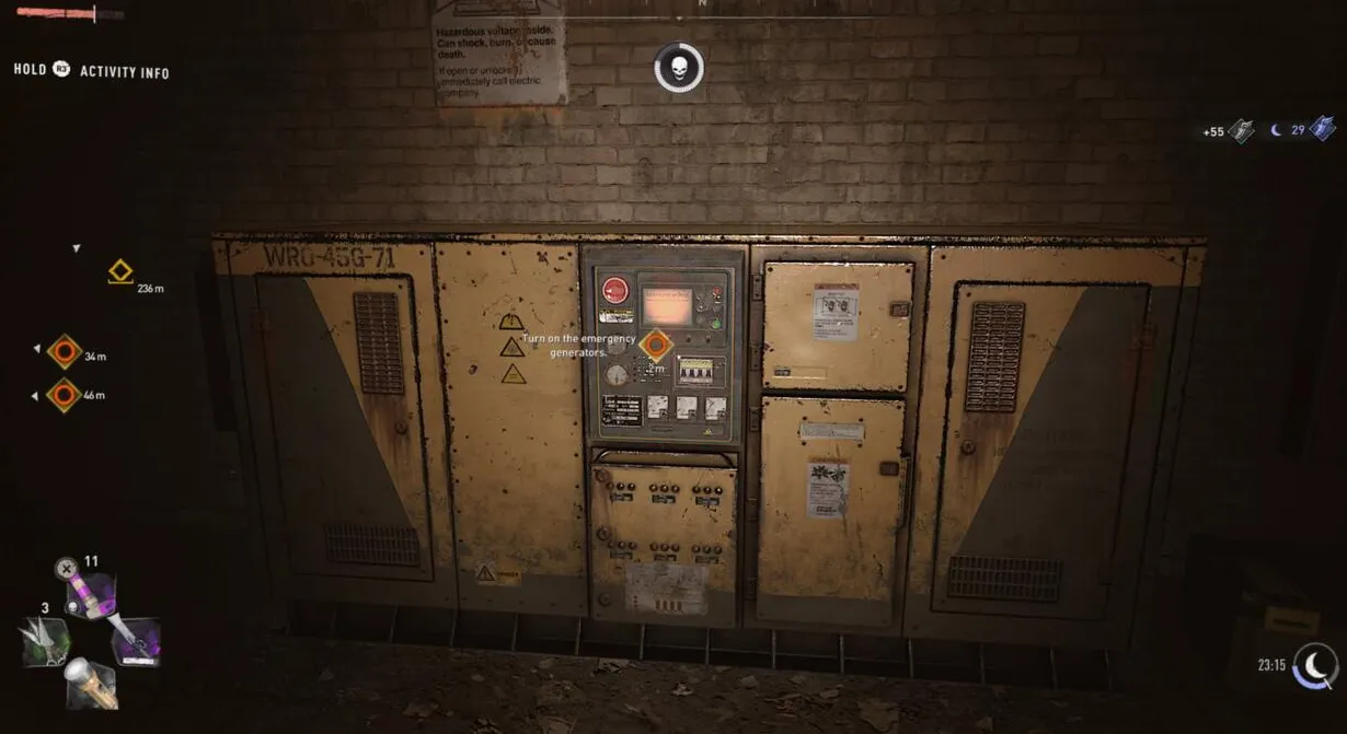Las estaciones de metro sólo se pueden activar encendiendo sus generadores.