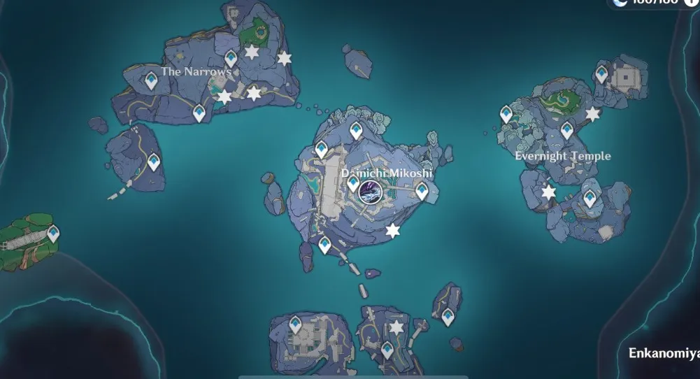 La ubicación normal de Bathysmal Vishap Herd Boss Fight está bajo Dainichi Mikoshi.