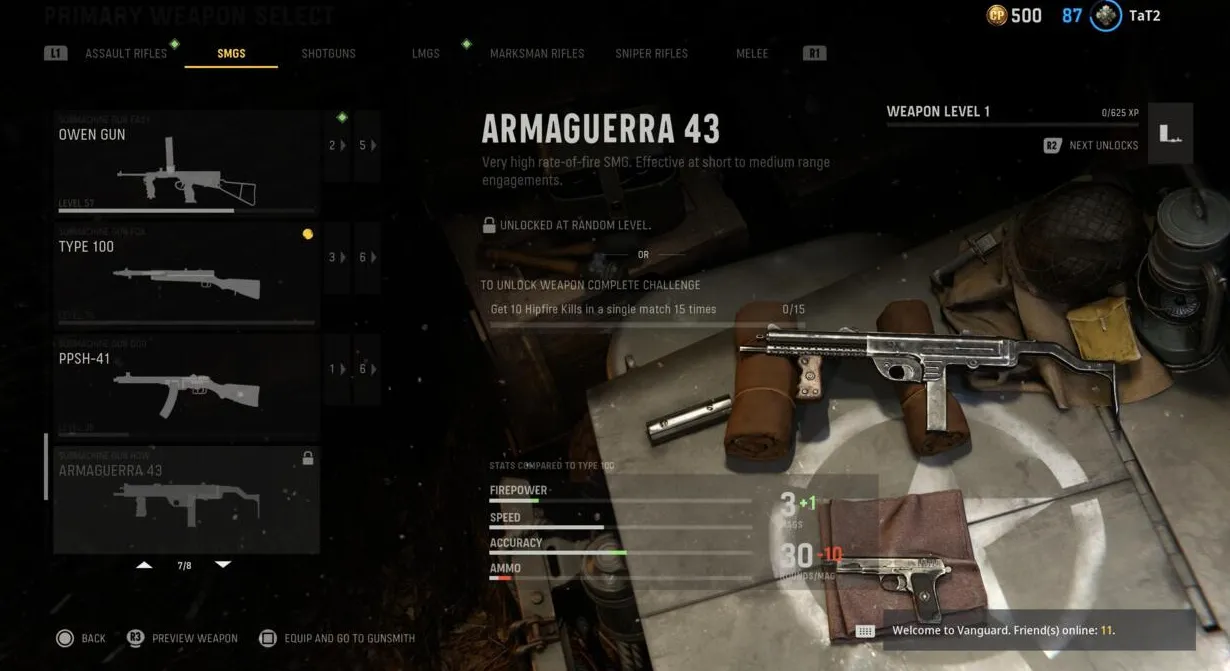 Armaguerra 43 desafío multijugador