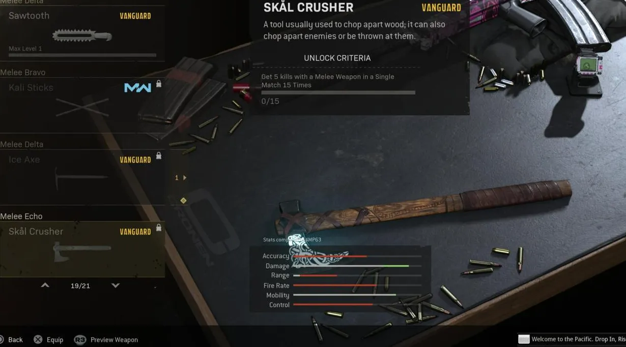 Desafío de desbloqueo de Warzone para Skal Crusher