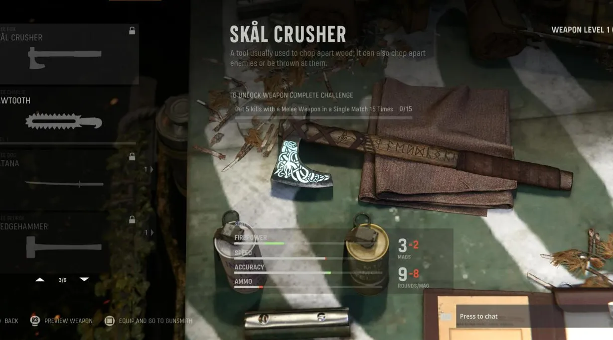 Desafío de desbloqueo multijugador de Vanguard para Skal Crusher