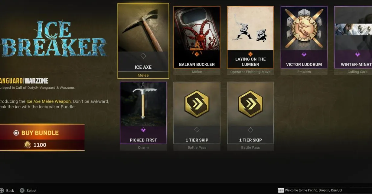 Paquete de tienda Ice Breaker