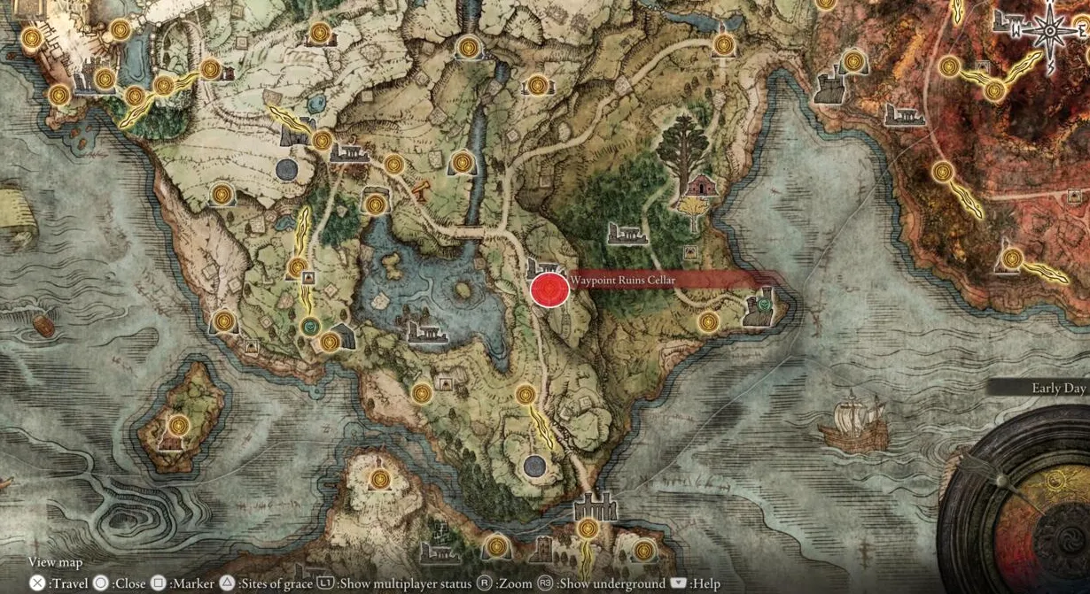 Ruinas de puntos de ruta