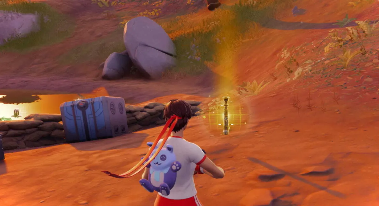 Puedes encontrar sables de luz esparcidos por el mapa, esperando a ser encontrados así.