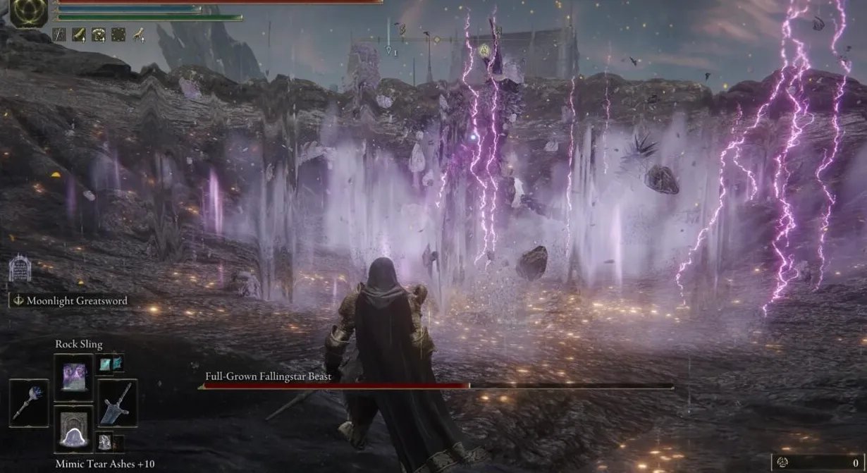 Cuando el aire alrededor del jefe comienza a distorsionarse y electrizarse, corre para evitar quedar atrapado en el AOE.