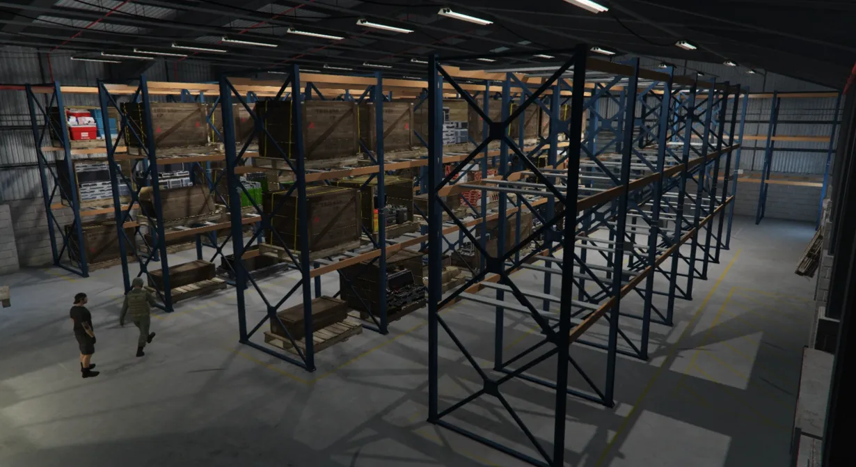 Un almacén en GTA Online