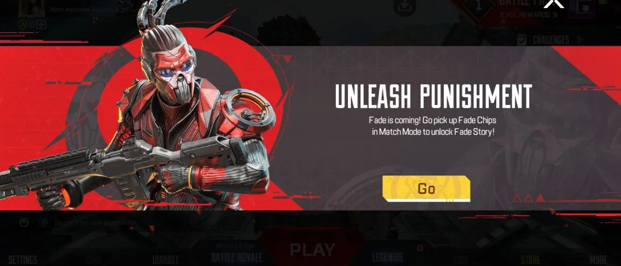 Evento Unleash Punishment de Apex Legends Mobile.